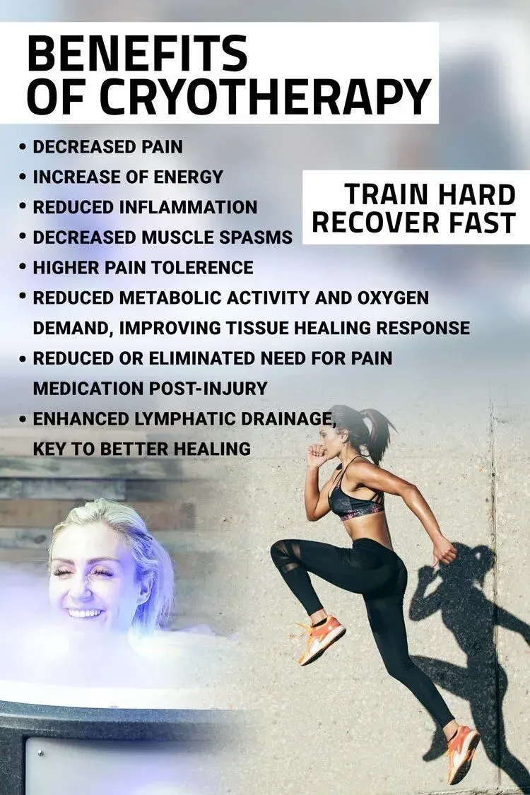 A list of the benefits of cryotherapy
